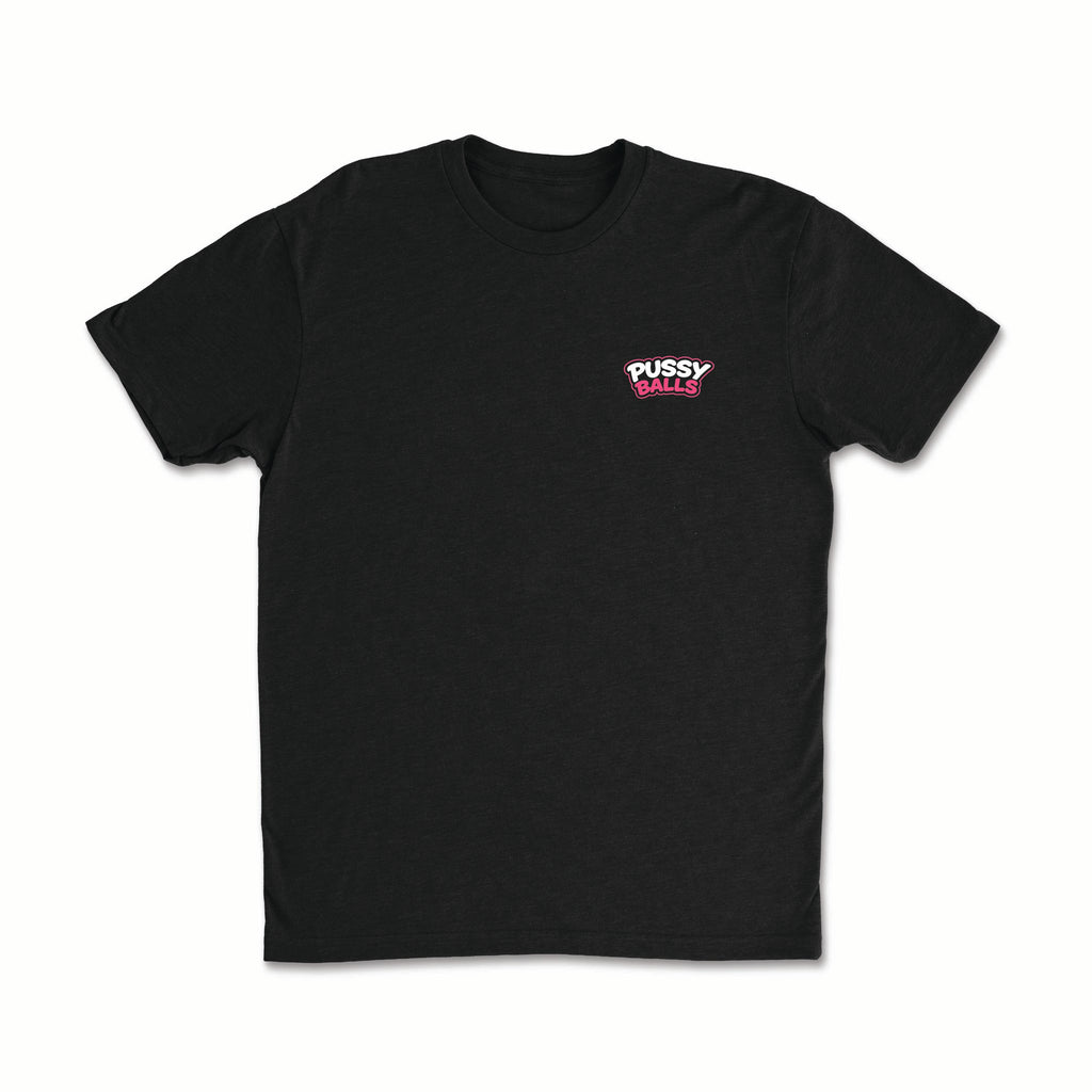 Cheeky Tee - Black/Pink